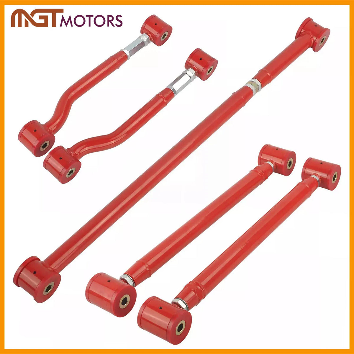 Adjustable Rear Upper & Lower Control Arms & Track Bar for GM SUVs (2007–2014)