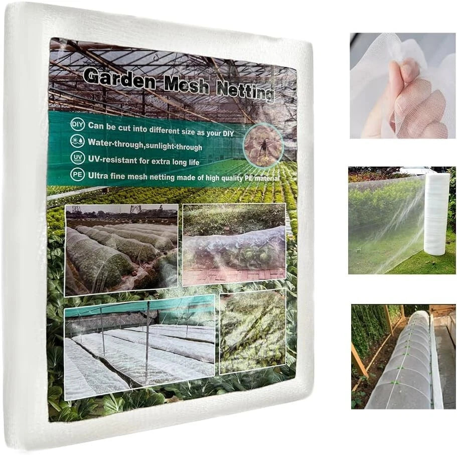 Mosquito Garden Bug Insect Netting Barrier Plant Protect Mesh (20-50ft)
