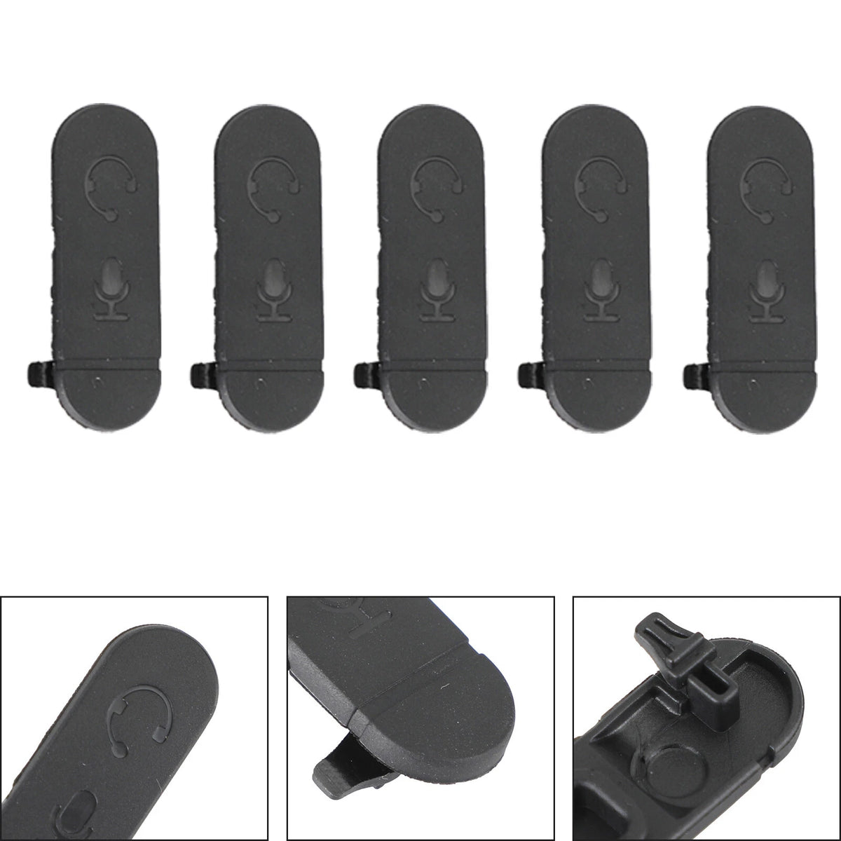 5 Pcs Side Dust Cover for XIR P3688 DEP450 DP1400 CP200D (E002-E178-5PCS)