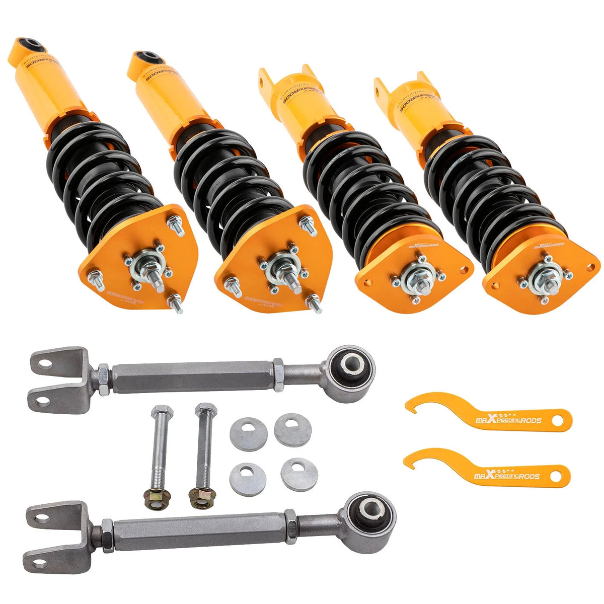 Adjustable Coilover Suspension & Camber Arms Kit for Infiniti G37 (2008–2013)