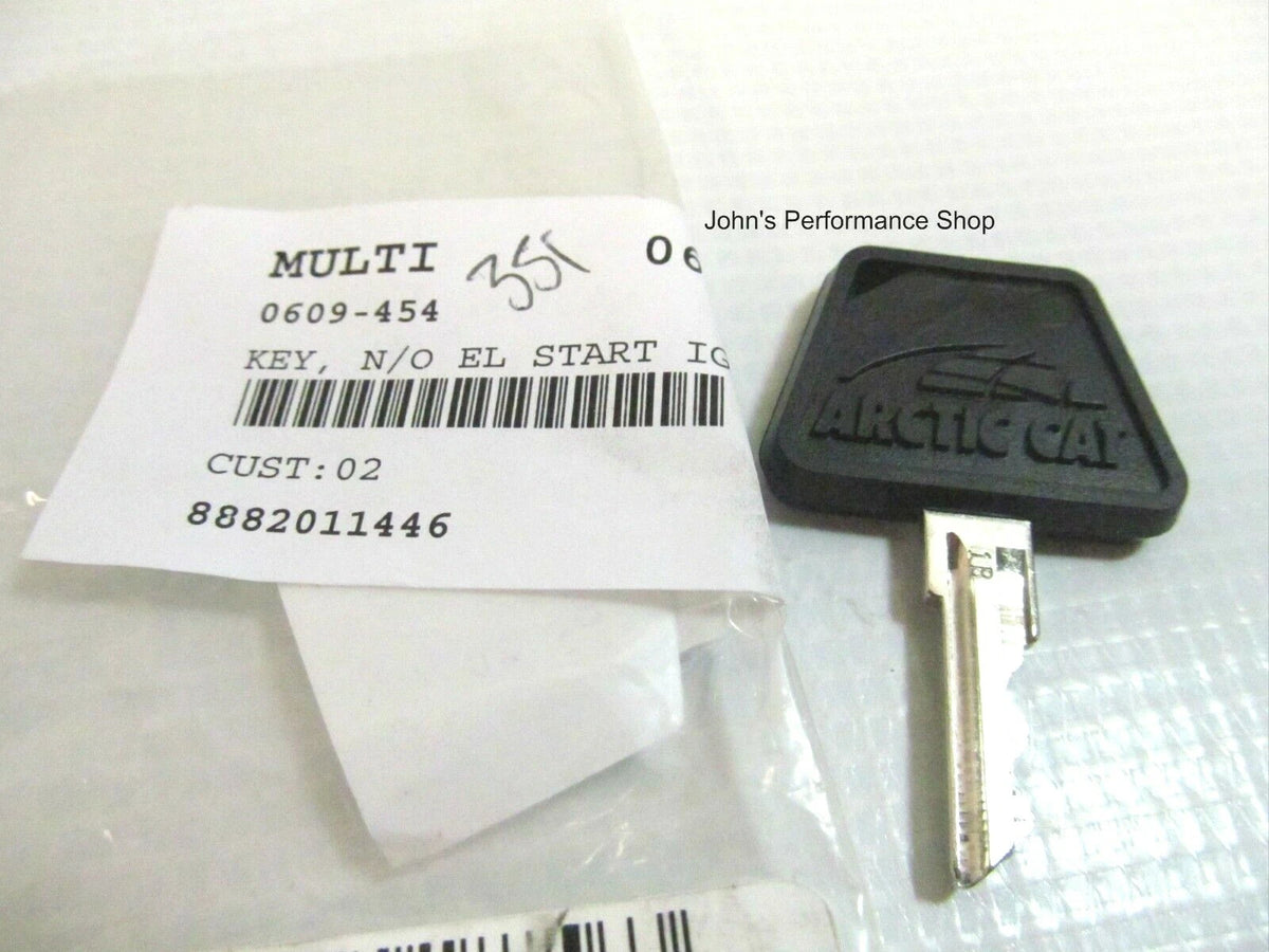 Ignition Key for Arctic Cat Snowmobile (0609-454)