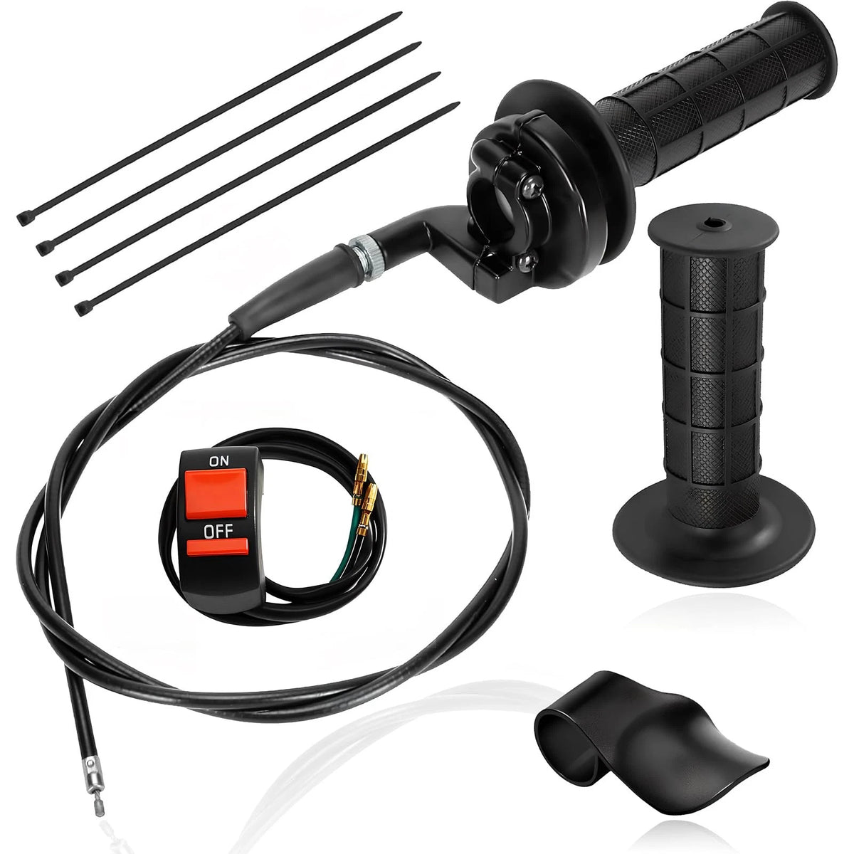 Throttle Grip Assembly 22mm 7/8 Cable for Mini Bike