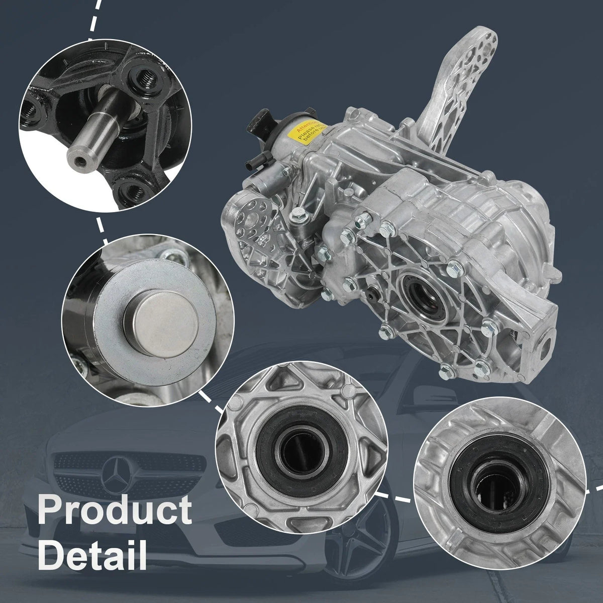 Rear Axle Differential Assembly for Mercedes Benz CLA45 A45 AMG A250 B250 (2014–2020)