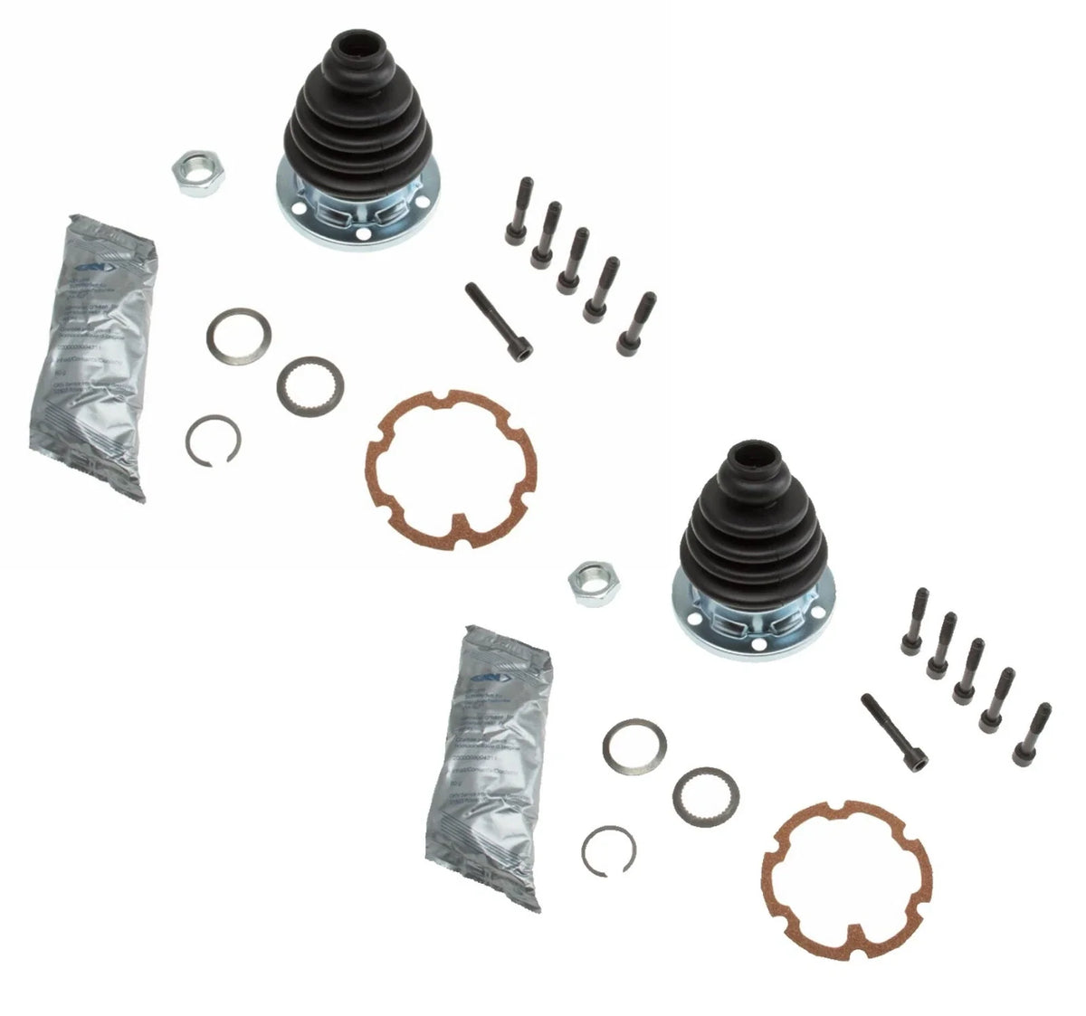 Set of 2 Rear Inner CV Axle Joint Boot Kit for Audi A4 Quattro (1996–2001)