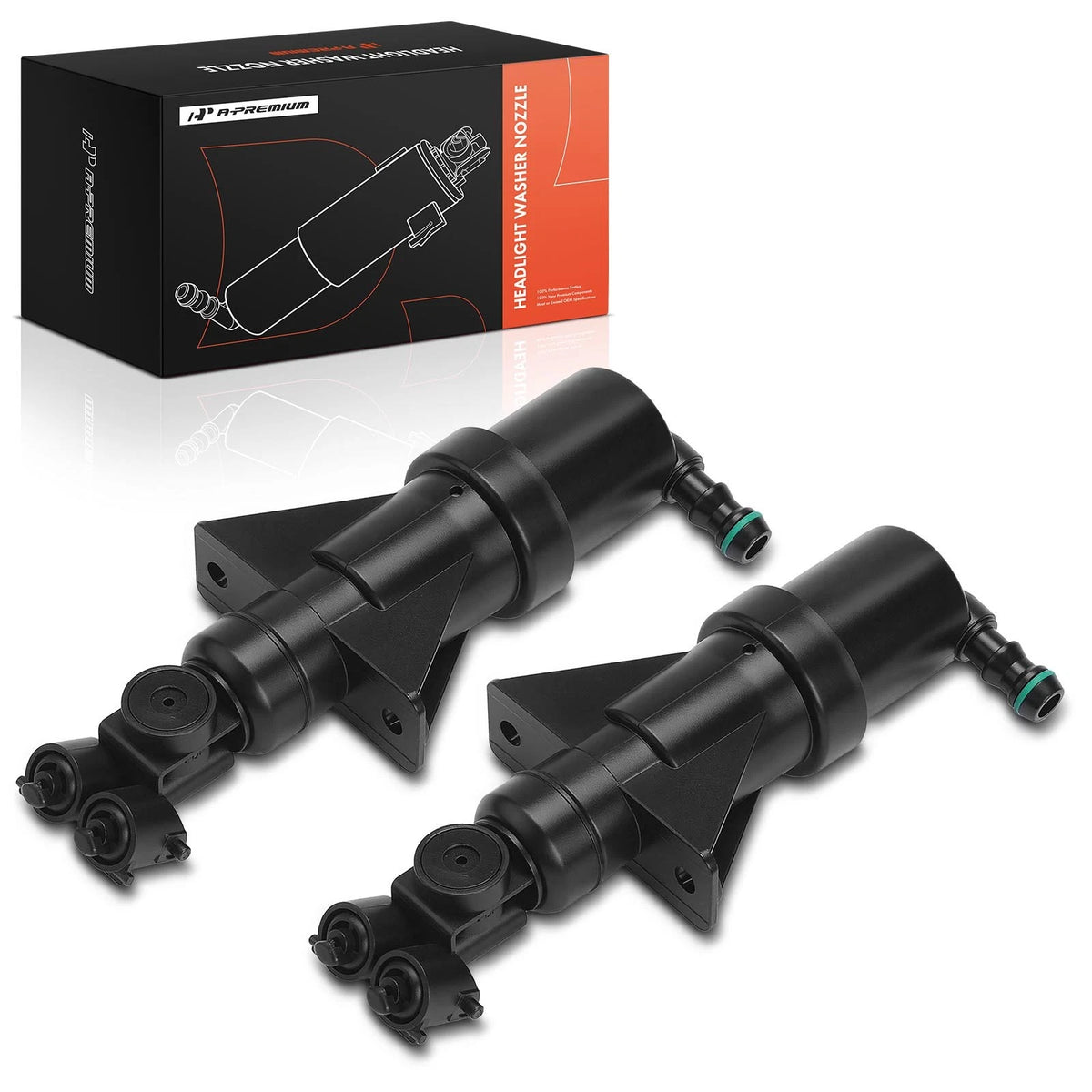2X Headlight Washer Nozzle Jet for Audi A4 A6 (1996–2002) 8D0955101, 4B0955102