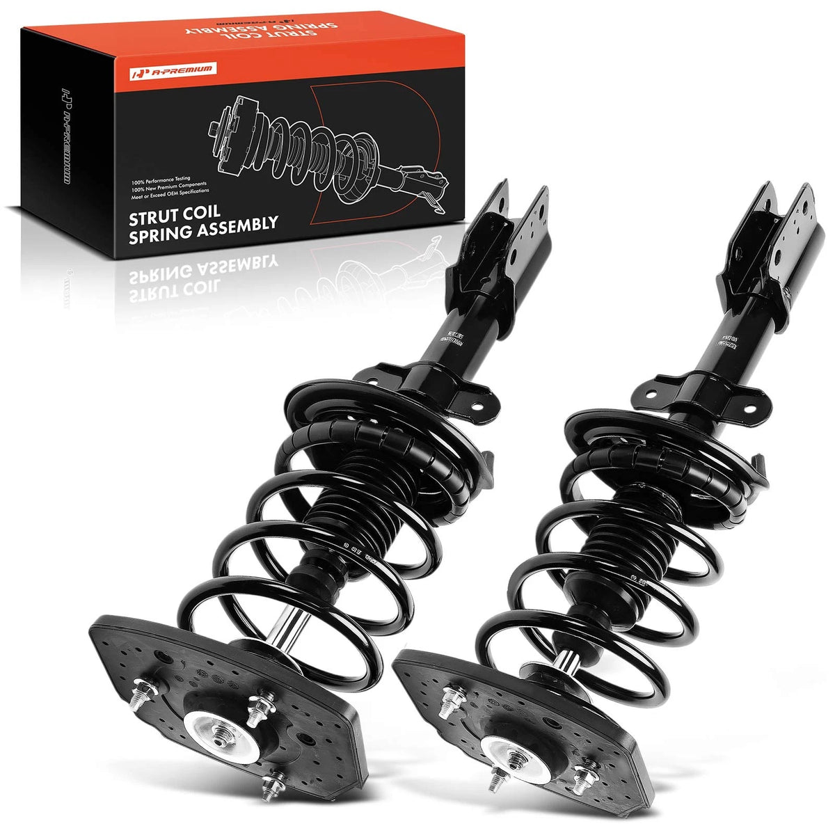 Set of 2 Rear Struts w/ Coil Springs for Chevrolet Impala (2006–2011)