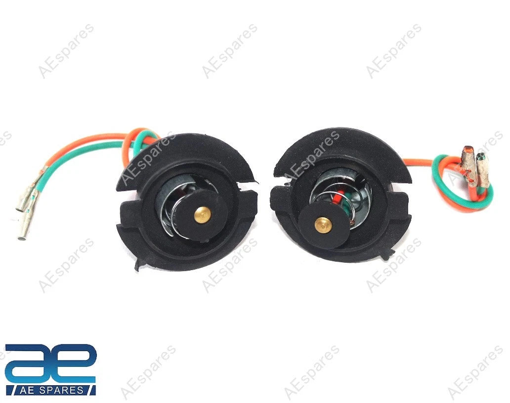 Set of 2 Front Indicator Blinker Bulb Holders for Vespa PX LML Scooter