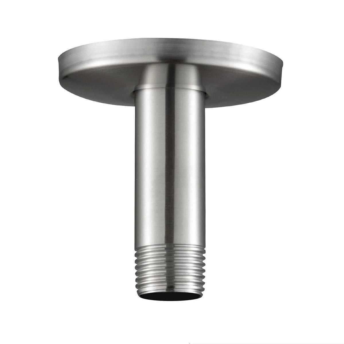 Shower Arm with Flange for Ceiling (3 in, Brushed Nickel)