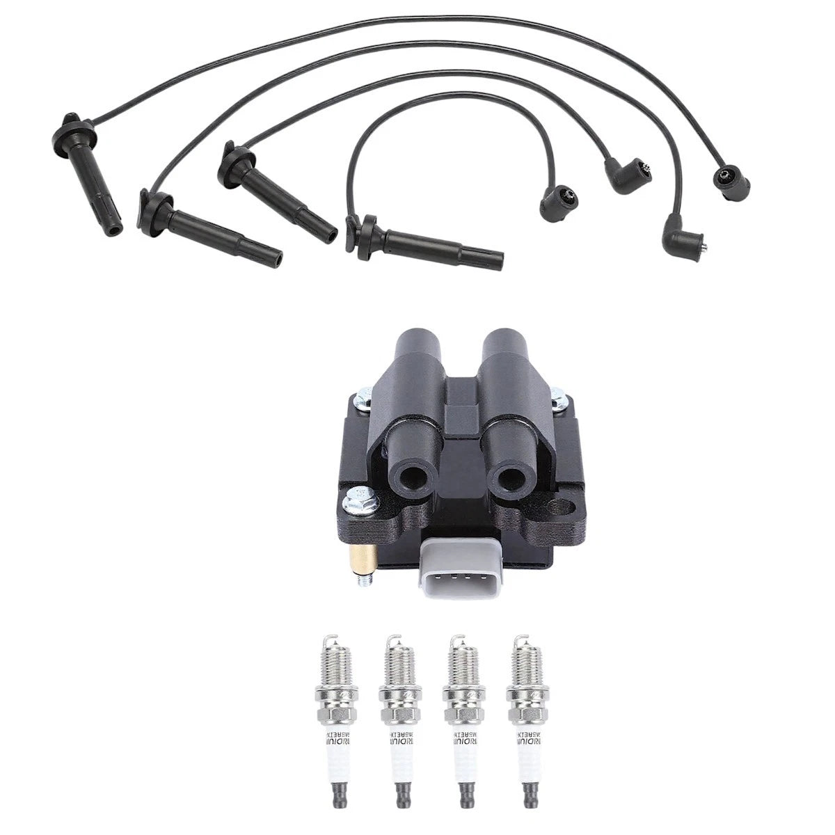 Ignition Coil and Spark Plug Kit for Subaru Impreza Forester (2009–2010) 18108037, UF625, 22433AA590