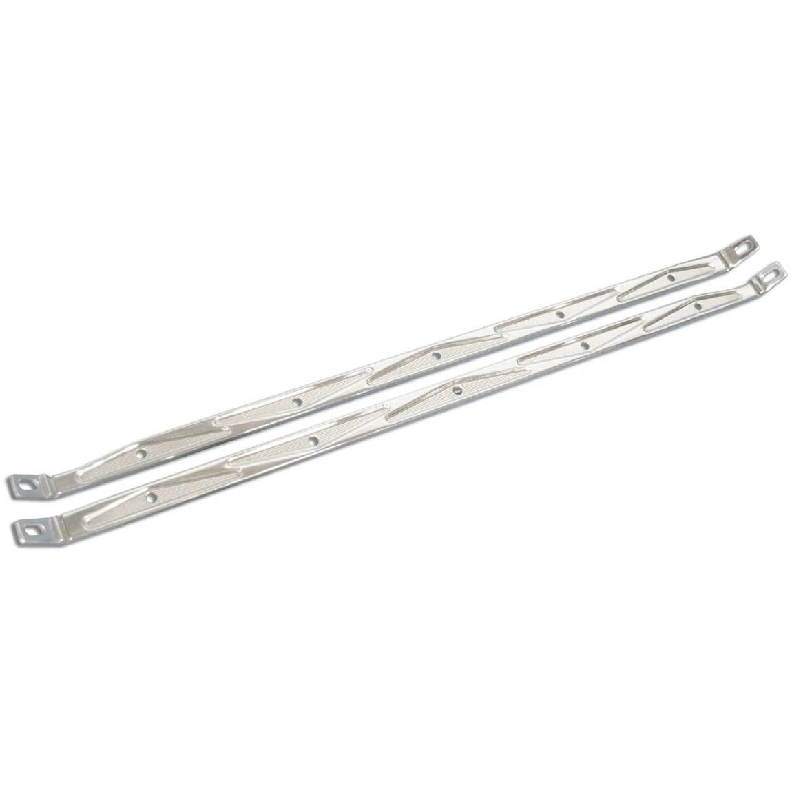 Hood Support Braces for Chevy (1955) - MS274-35P, Polished