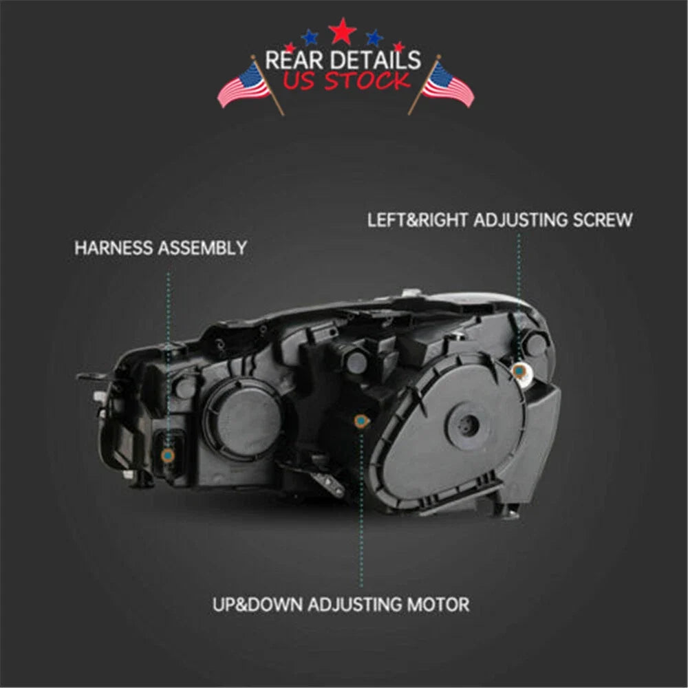 2X LED Projector Headlights for VW Golf 6 MK6 (2010–2014)