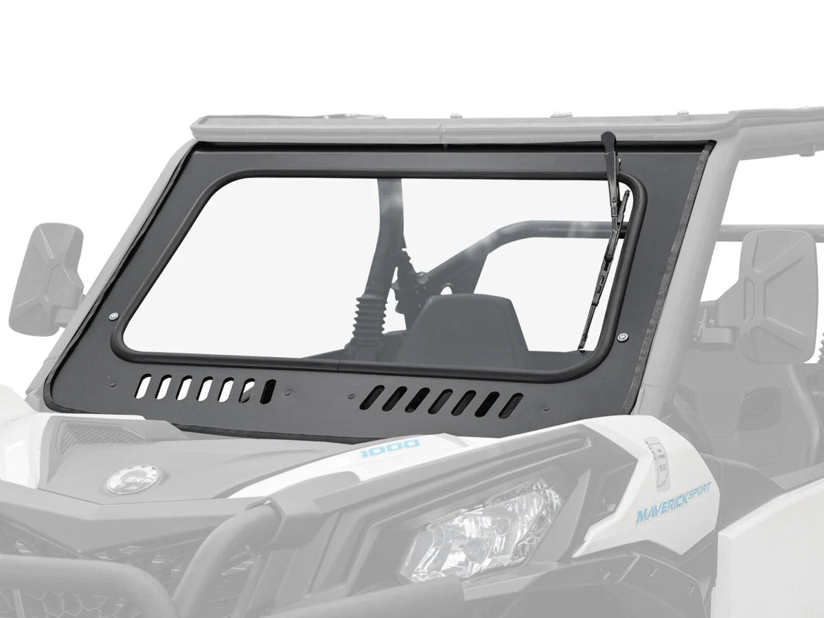 SuperATV DOT Approved Glass Windshield for Can-Am Maverick Trail (2018–2023)