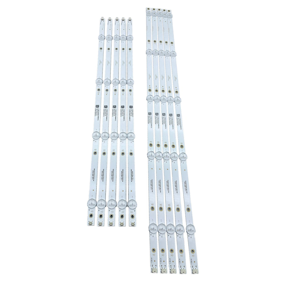 10pcs LED Strips for Insignia NS-55DF710NA21, NS-55DF710NA19