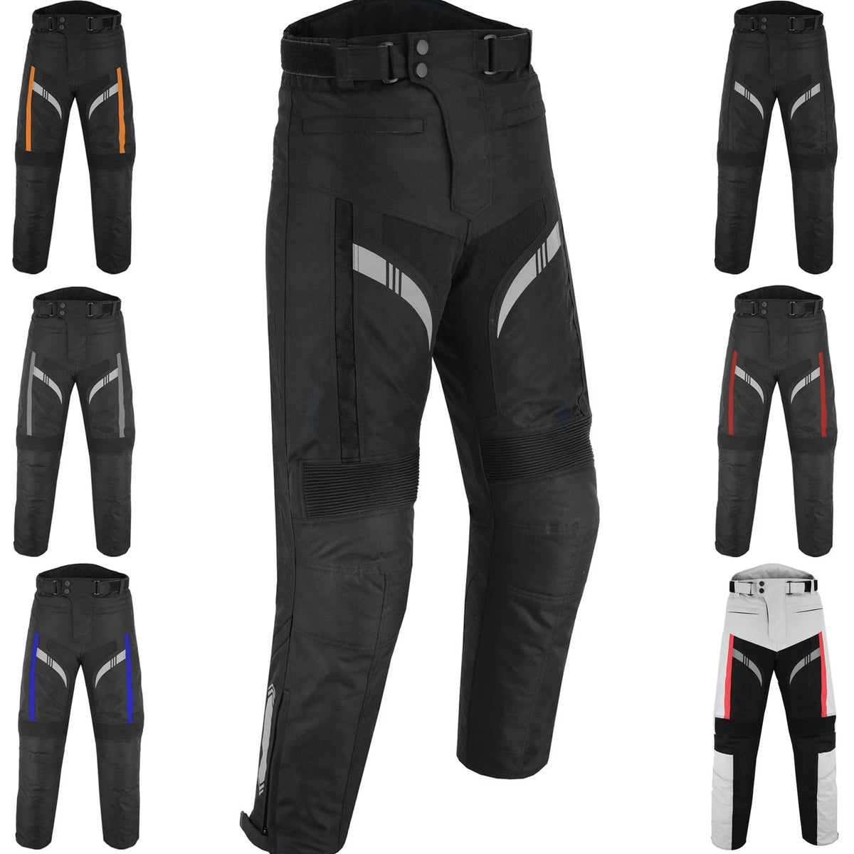 Waterproof Armored Motorcycle Pants Size 42 Black