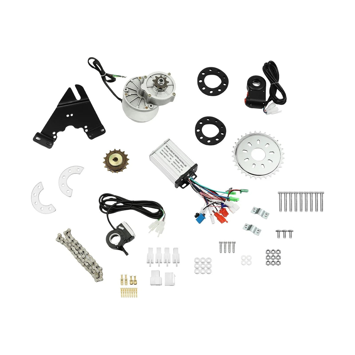 36V 350W Electric Bicycle Brushless Motor Kit for E-Bike Conversion