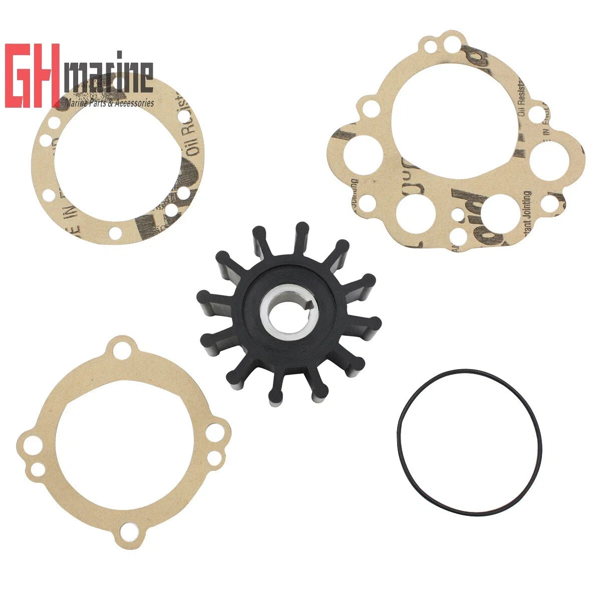 Engine Flexible Impeller Kit for Westerbeke Inboard Motor (Gov Life Boat)
