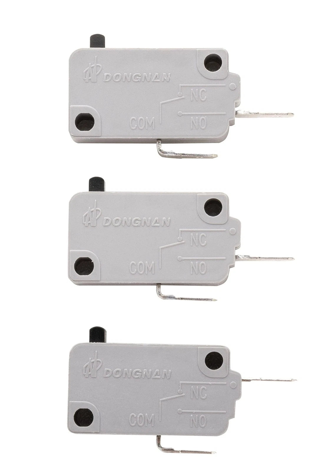 Microwave Oven Door Interlock Switch 16A 250V (2 NO 1 NC) Grey Plastic