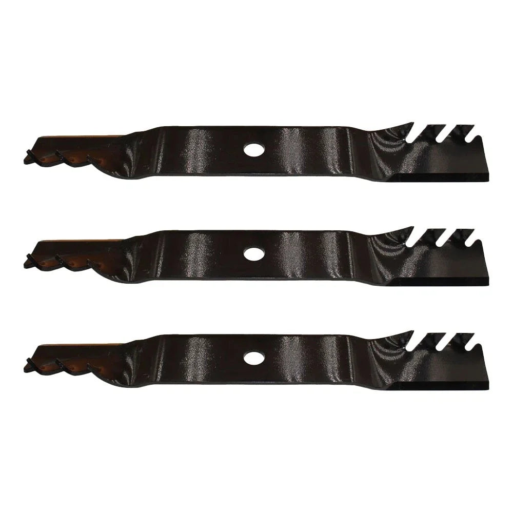 3X Toothed Mower Blade for John Deere (Replaces 96306)