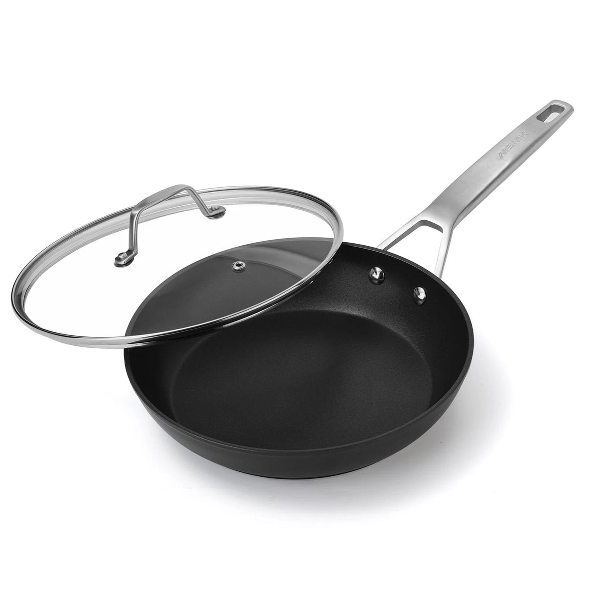 7 Inch Nonstick Frying Pan with Lid for Induction Oven (No Part Numbers)