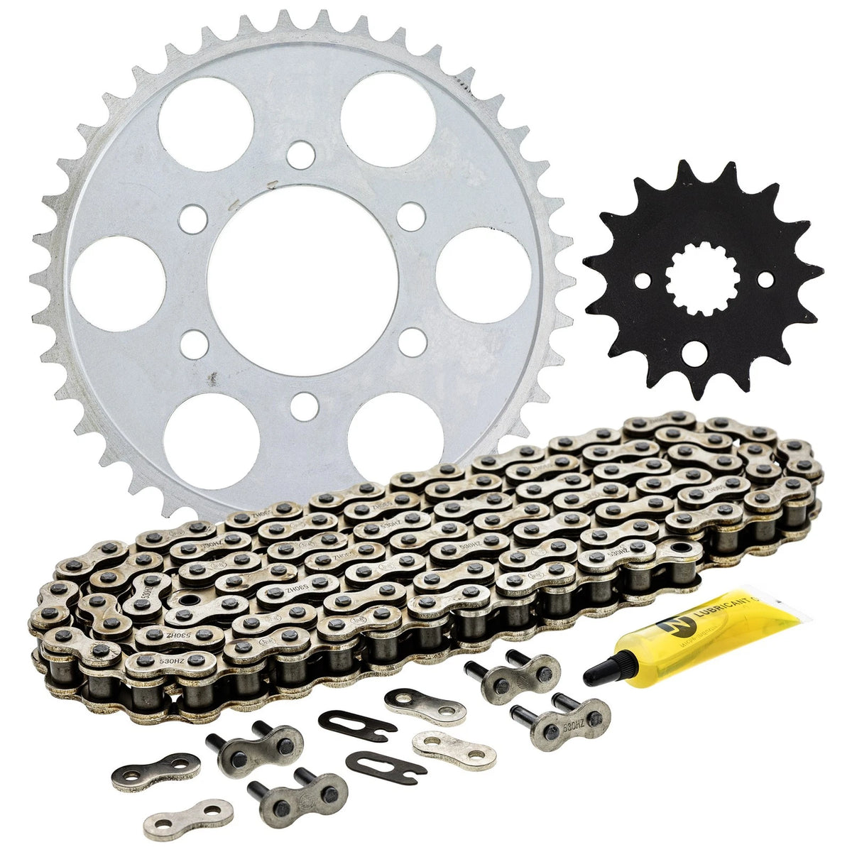 Sprocket Chain Set 15/42 Tooth for Suzuki GSXR1100W (MK1003953, 519-KCS0425K-K001)