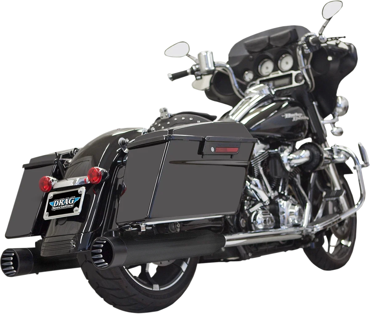 Bassani Xhaust DNT Straight Can Mufflers for Harley FL (1995–2016) 1F7DNT5B