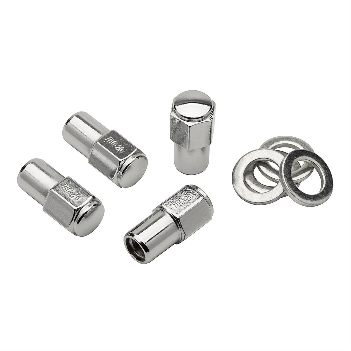 Set of 4 Cragar A-09004-4 Lug Nuts for (7/16 LH)