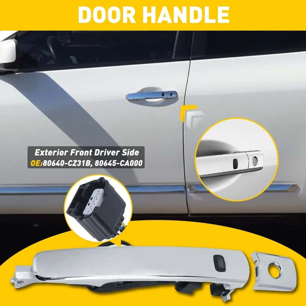 Front Left Exterior Door Handle for Nissan Rogue (2010–2013) 80640-CZ31B