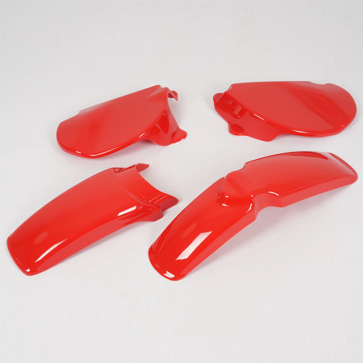Plastic Kit for Honda XR75/XR80 (1977–1982) - Front/Rear Fender & Side Panels AINUO000008007
