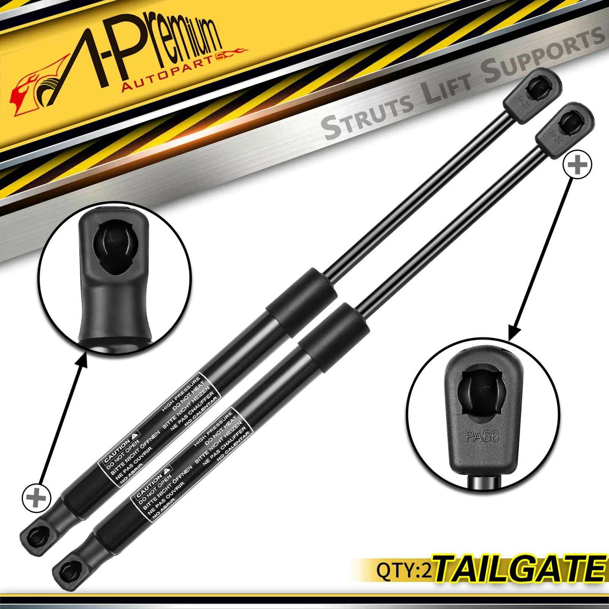2X Rear Tailgate Lift Support Shock Struts for Audi A4 Quattro (2009–2012) 8K9827552