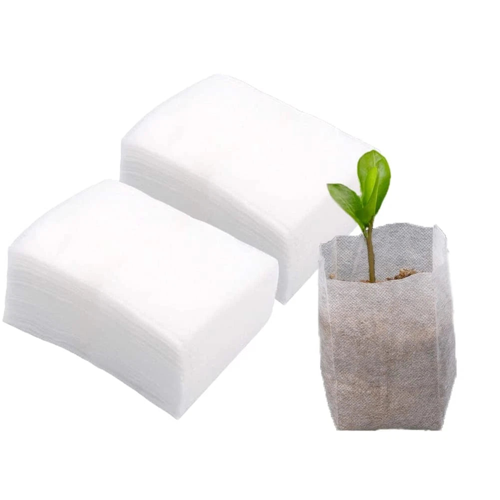 100 Pcs Nursery Growing Bags for Plants (4.2"x4.2")