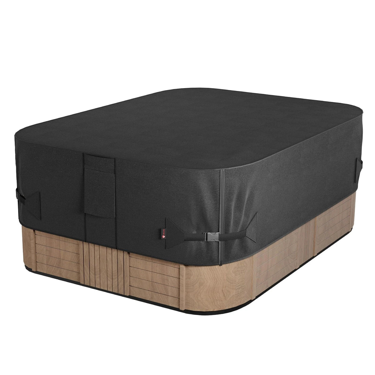 Outdoor Waterproof Rectangular Hot Tub Cover for 85" x 73" (7'1" x 6'1")
