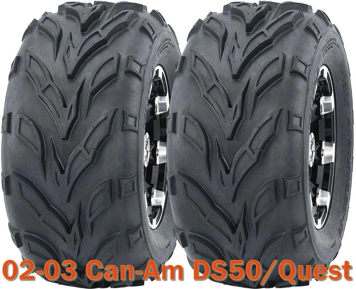 Set of 2 WANDA 16x8-7 ATV Tires for Can-Am DS50/Quest (2002–2003)