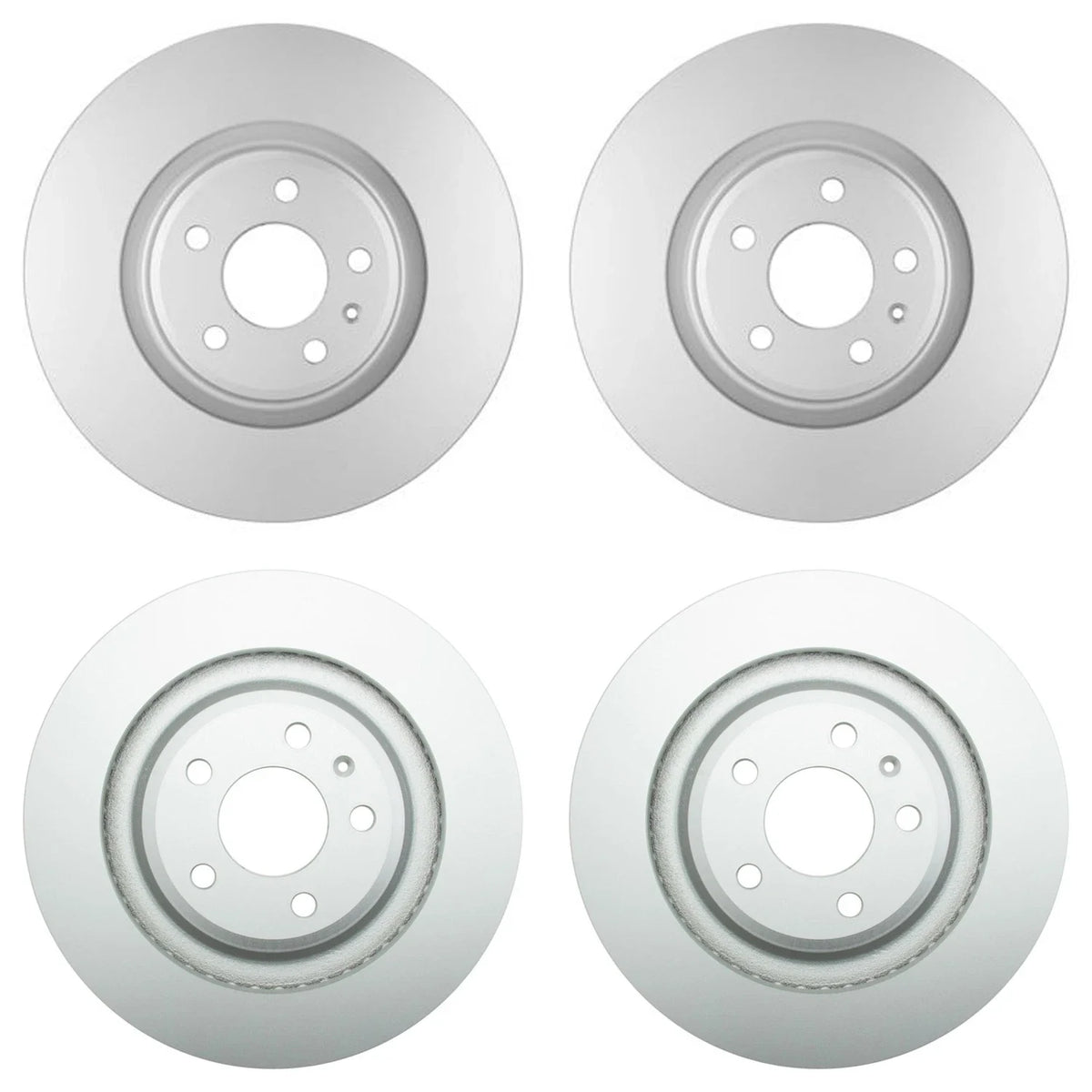 Brake Rotors Kit for Audi A4, A4 Allroad (338mm Front, 330mm Rear)