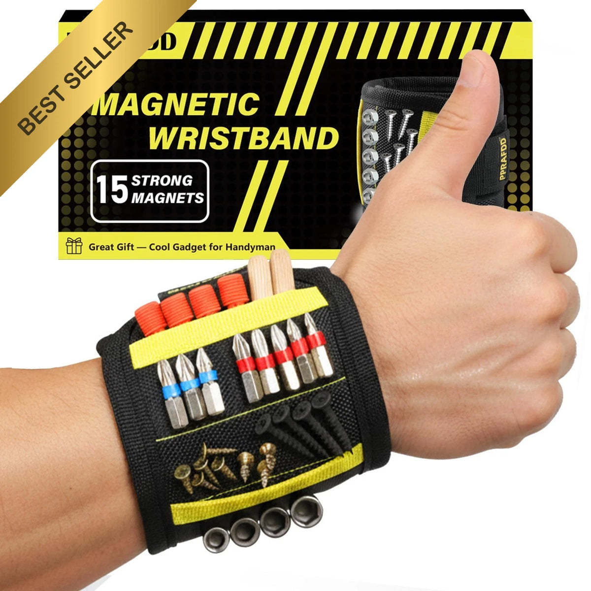 Magnetic Wristband Tool Belt for Handyman (No Specific Years)