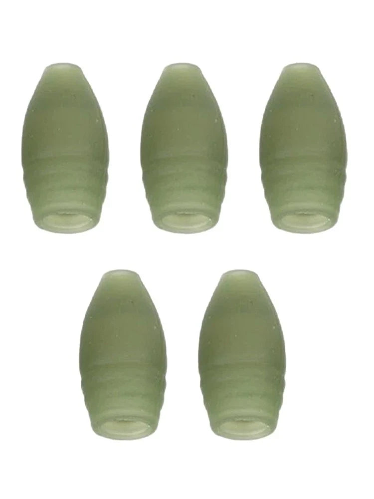 60pcs Elastic Stop Bead Connectors for Fishing Feeder Rig