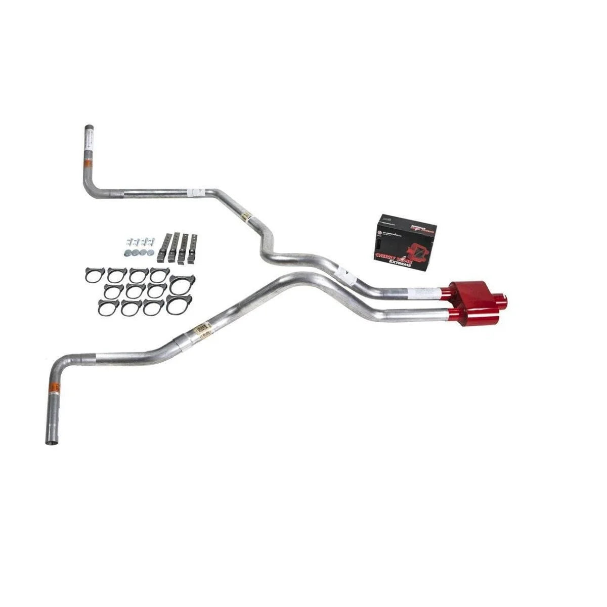 Dual Exhaust 2.5" MA Pipe for F150 (1998–2004) Cherry Bomb Extreme Side Exit