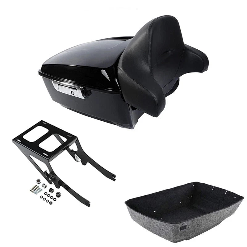 King Trunk Mount Rack Backrest for Harley Heritage Classic FLHCS (2018–2026)