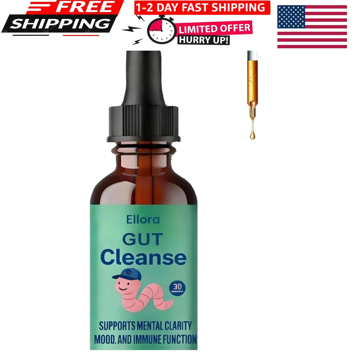 Gut Cleanse Drops for ELLORA (30ML)