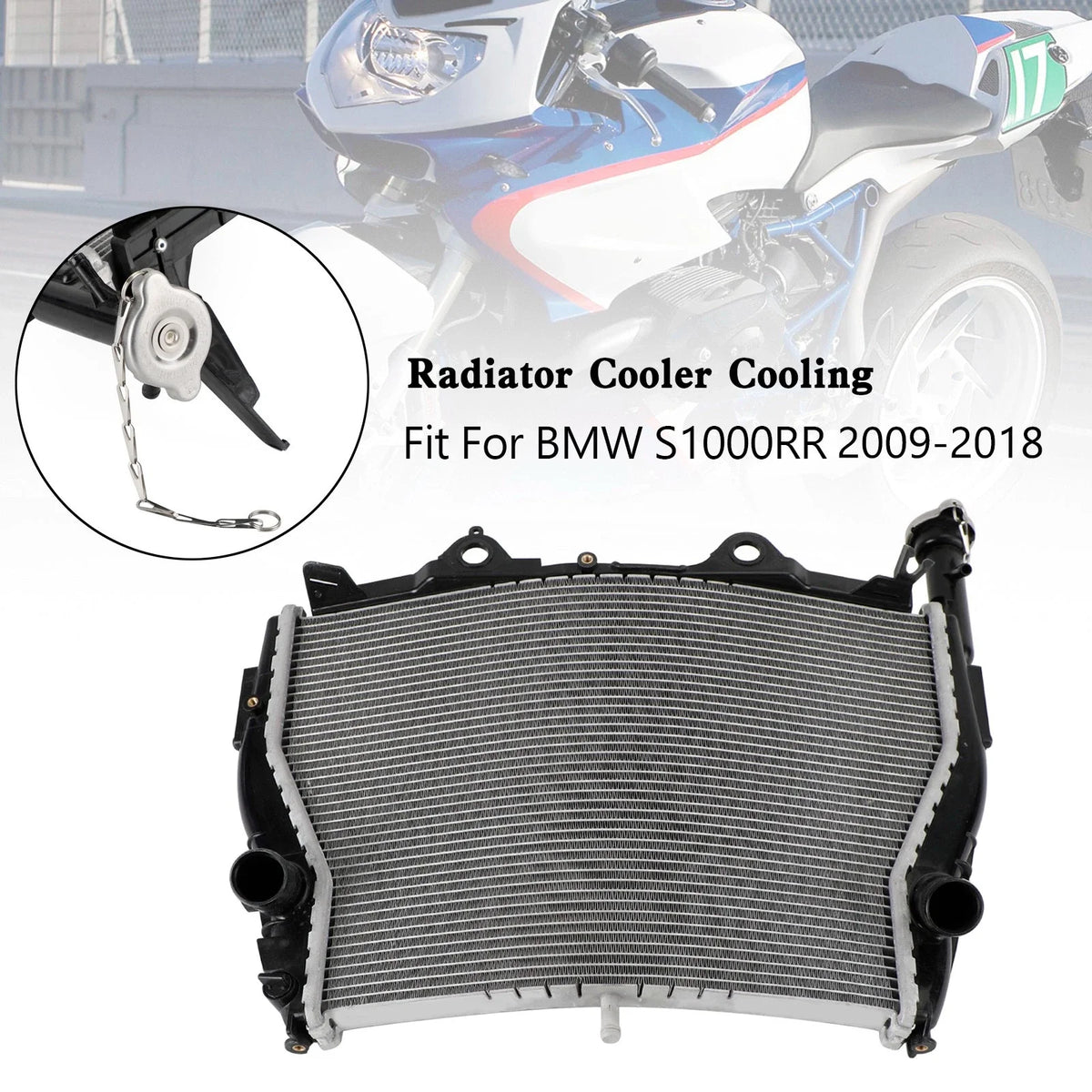 Engine Radiator Cooler for BMW S1000RR (2009–2018)