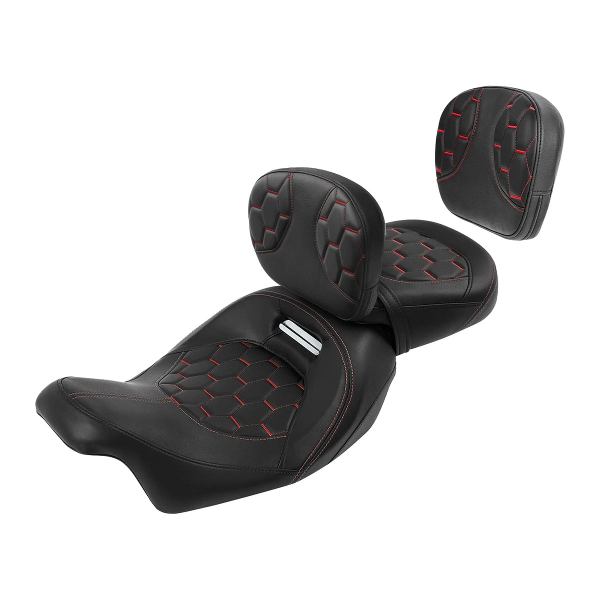 Driver & Passenger Seats with Backrest for Harley Touring CVO Road Glide (2009–2023)