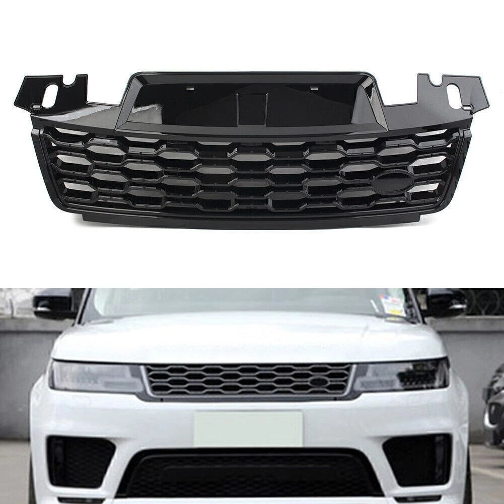 ABS Front Grille for Range Rover Sport (2018–2021) Black