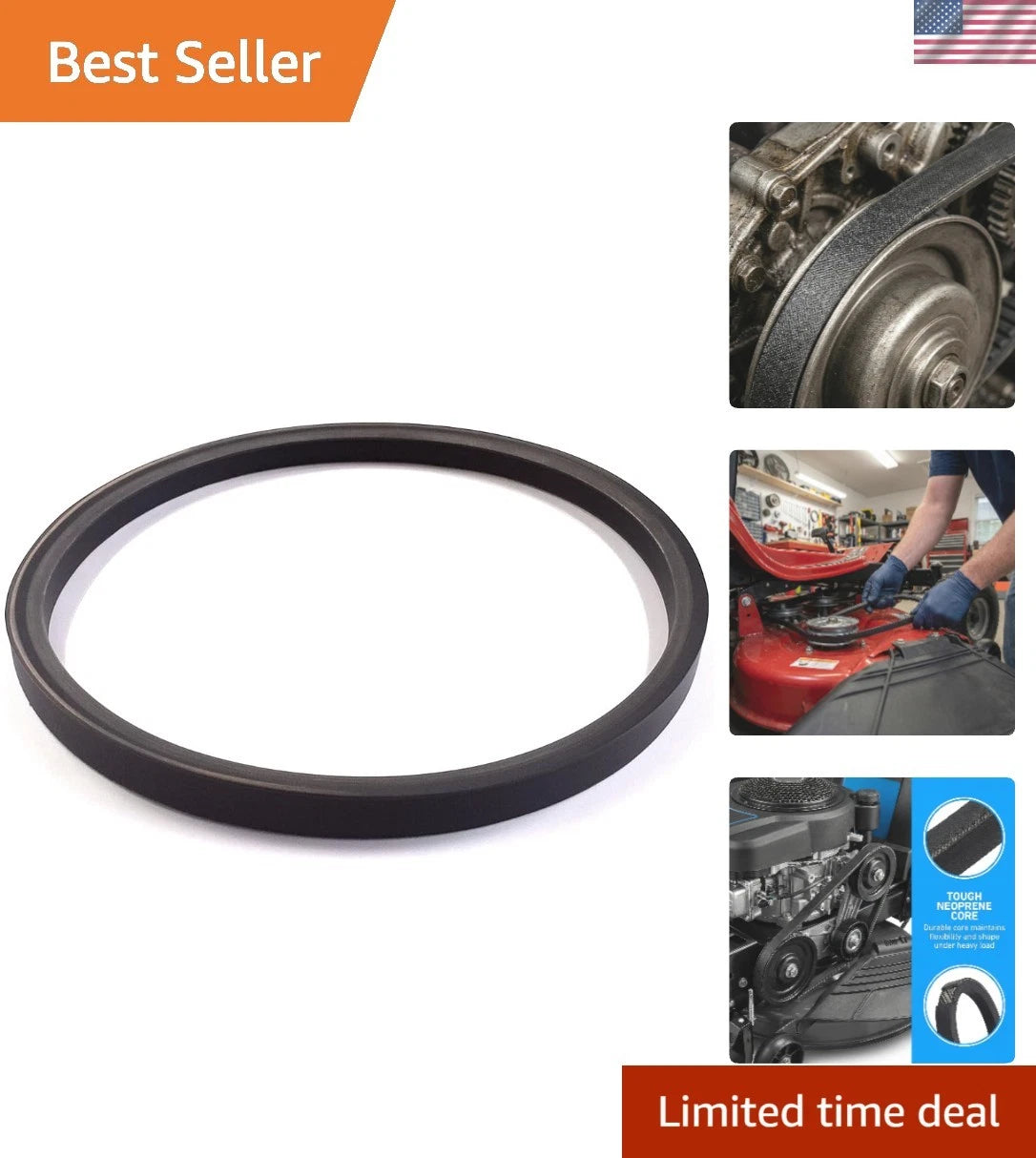 Replacement Drive Belt for Troy-Bilt Four Speed Horse (22.5"L)