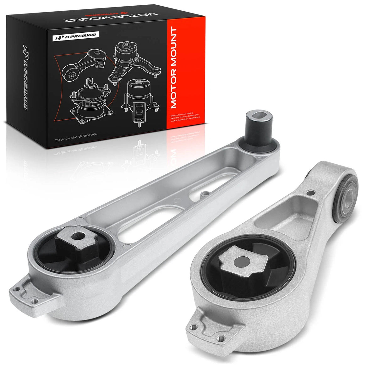 2X Front Right Upper & Lower Motor Mount for Chrysler PT Cruiser (2001–2010) - A2949, A2948, 2949, 2948, E2949, E2948