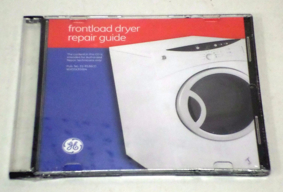 Front Load Dryer Repair Guide CD for GE WX05X30004