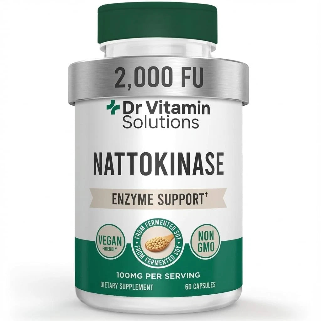 Nattokinase 2,000 FU (100 mg) for Systemic Health (60 Count)