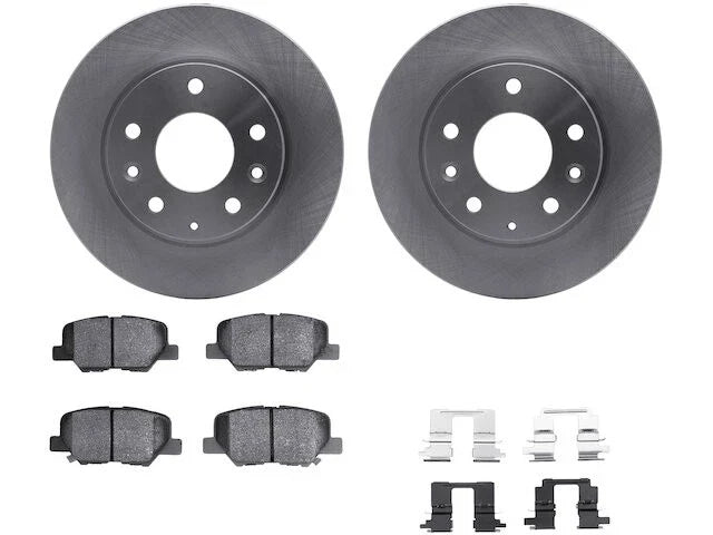 Rear Brake Pad and Rotor Kit for Mazda 3 (2017–2018) KD858HP