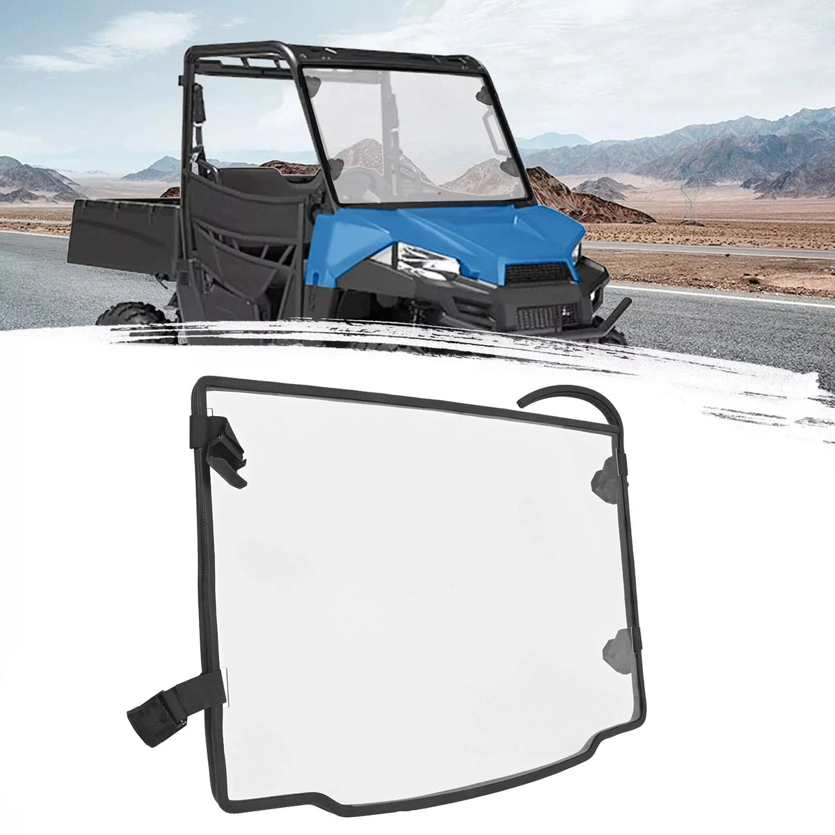 Full Windshield for Polaris Ranger 500/570 Midsize EV/ETX (2015–2026)