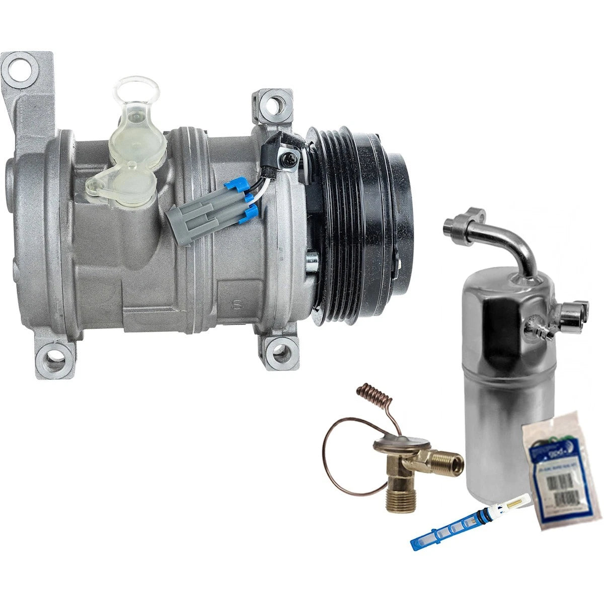 A/C Compressor Kit for Hummer H3 H3T (2009–2010) 16851943, 6511414, 78377