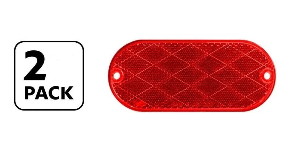 Set of 2 Oval Reflectors for Quick Mount Stick-on (30712P20)