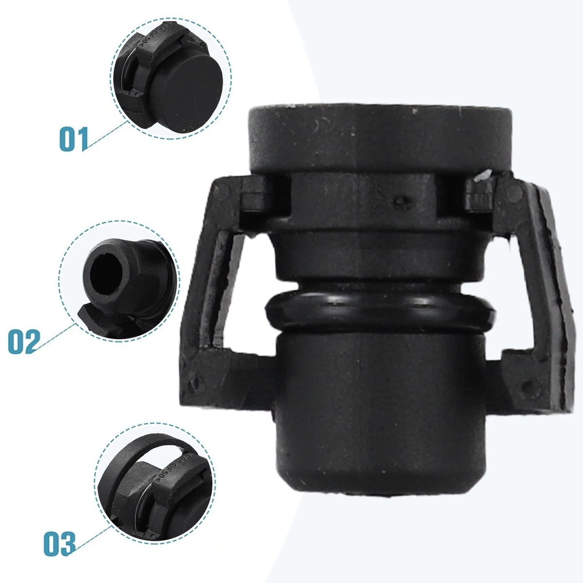 Hose-Plug Drain Connector for LR4 & Range Sport (2005–2013) Rubber